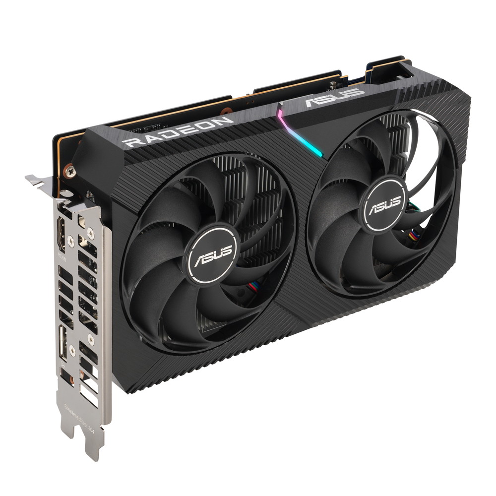 AMD Radeon RX 6400搭載グラフィックカード「DUAL-RX6400-4G